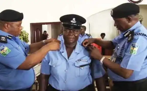 Be Hardworking!! Female Police Who’s Dedicated To Her Job Gets Promoted To Inspector Rank (Photos)